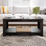 General purpose wooden coffee table